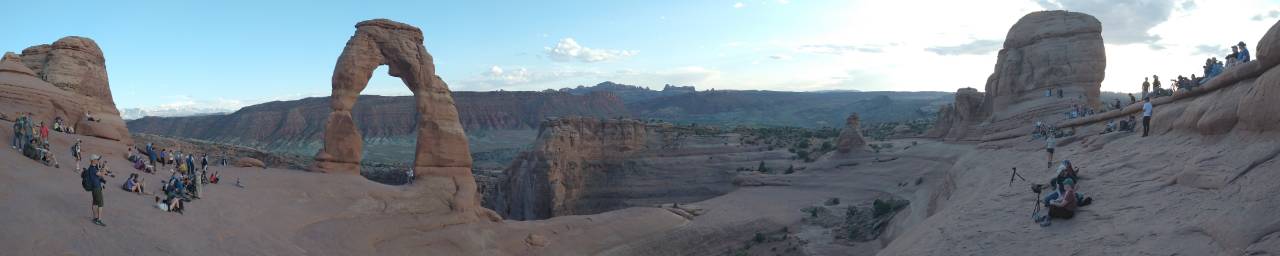 Sunset at Delicate Arch, Arches National Park, Utah